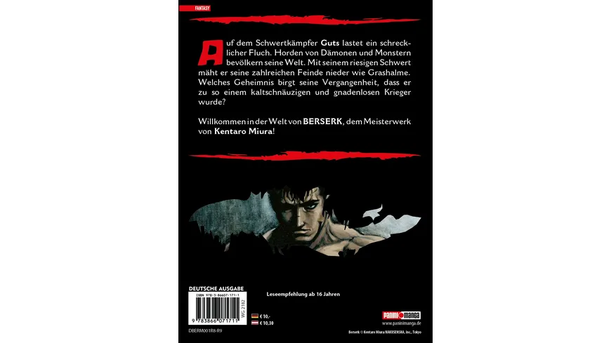 Berserk Max 01 - Das actiongeladene und genredefinierende Dark-Fantasy-Epos von Kentaro Miura