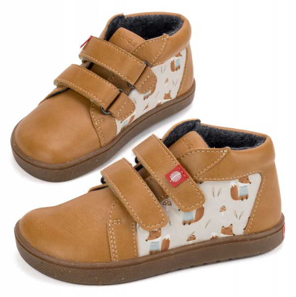 LANG.S Kids ~ Firefly MidCut Vegan Warm ~ Walnut