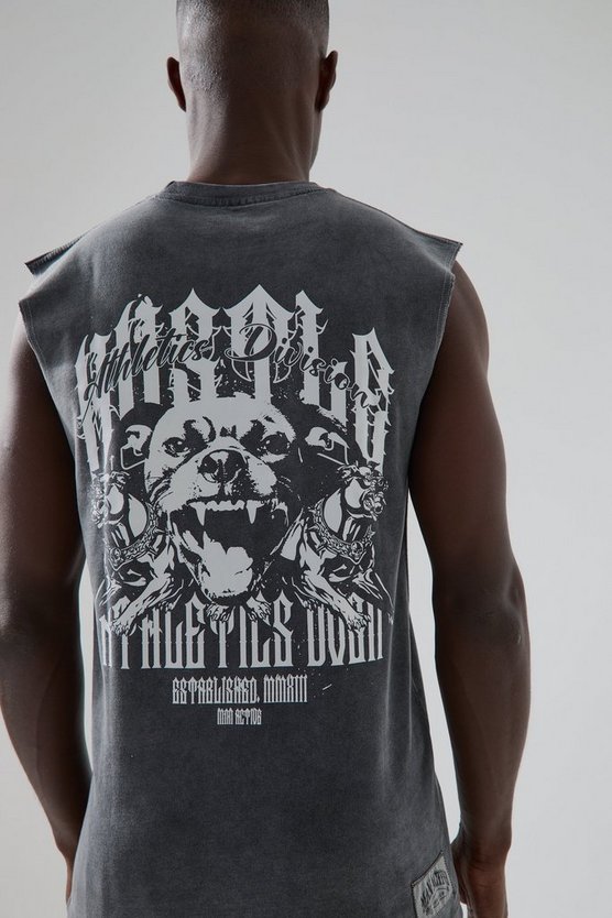 Man Active Tanktop mit Print