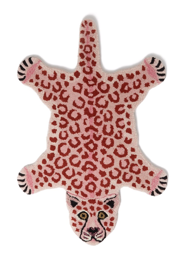 Koberec Doing Goods Loony Pink Leopard Malý 92 x 62 cm