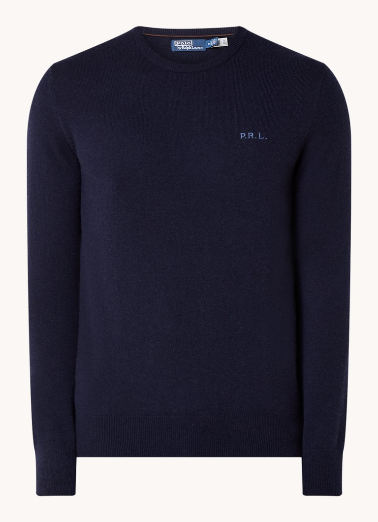 Ralph Lauren Fine-knit wool pullover with logo
