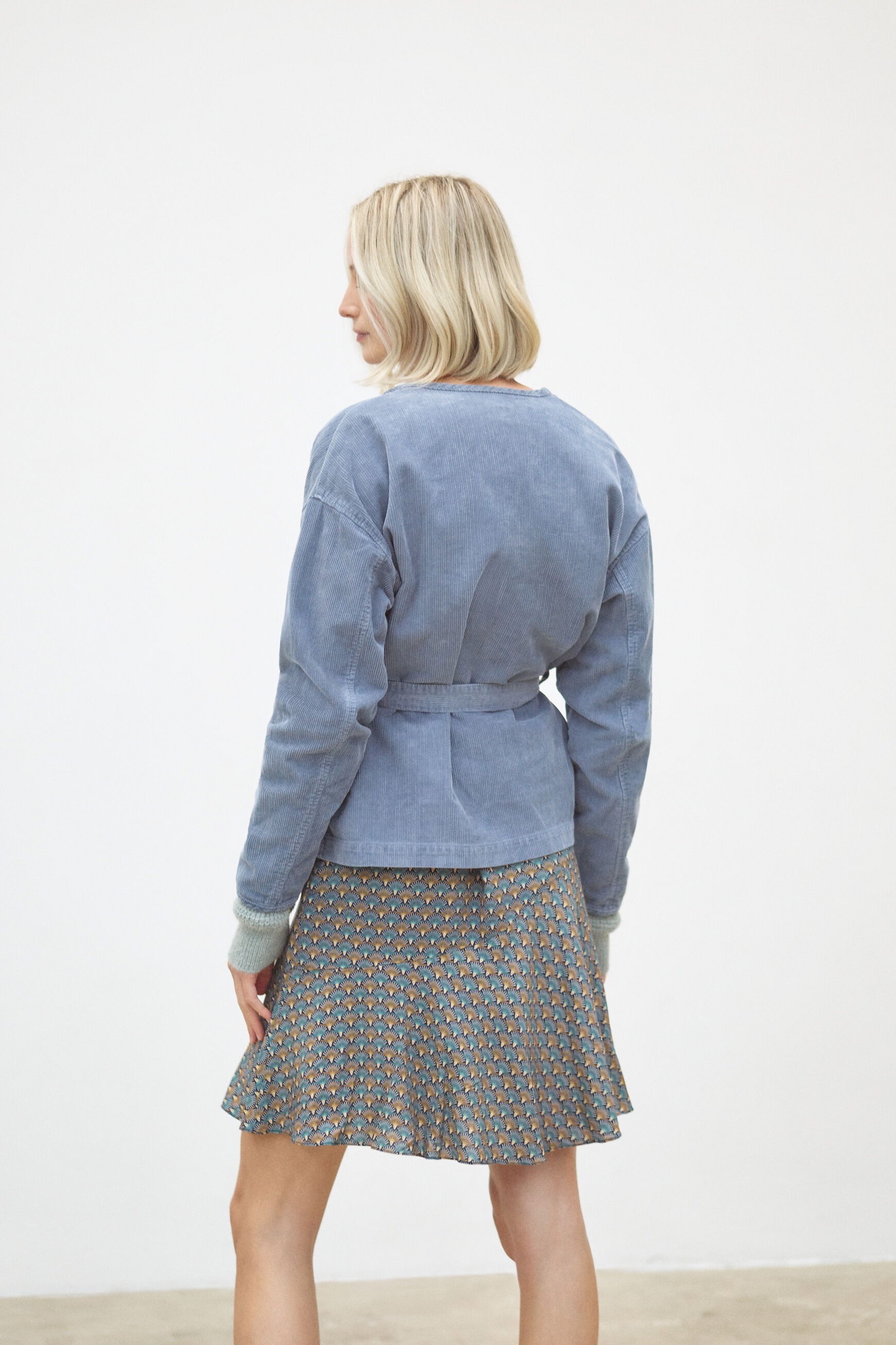 veste lola bleu violet femme