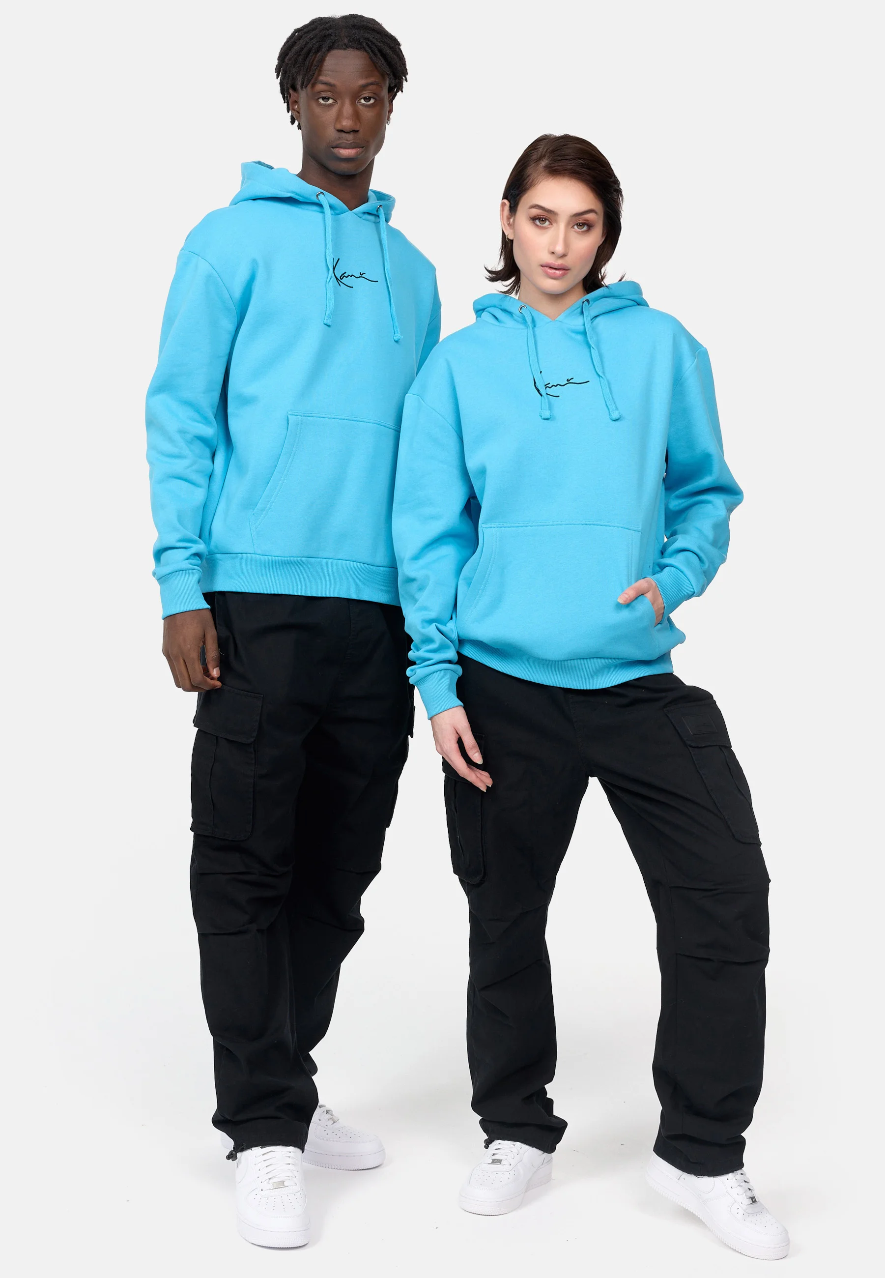 Pantalones Karl Kani RUBBER SIGNATURE UNISEX - Pantalones cargo