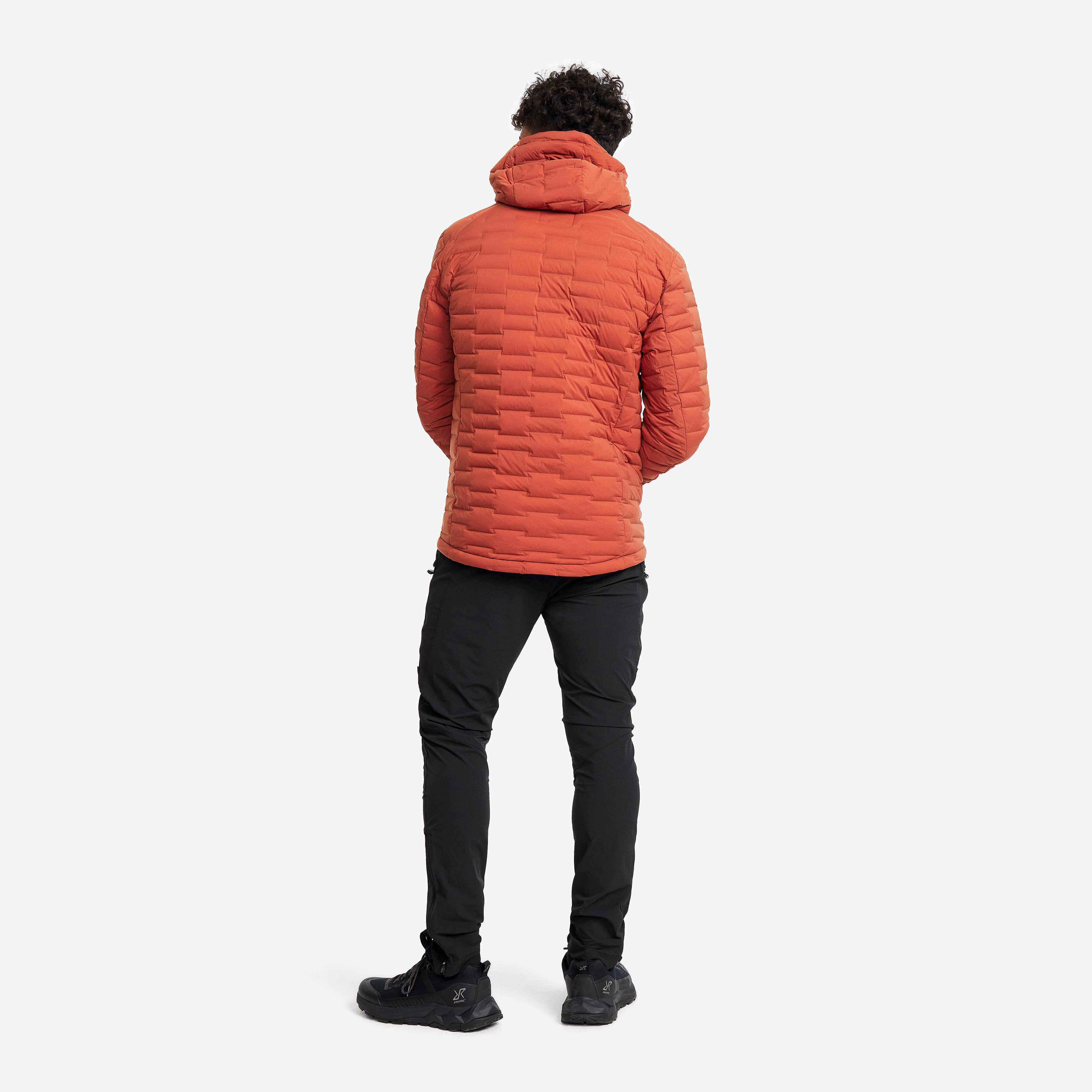 Flex Stretch Down Jacket Homme Rusty Orange