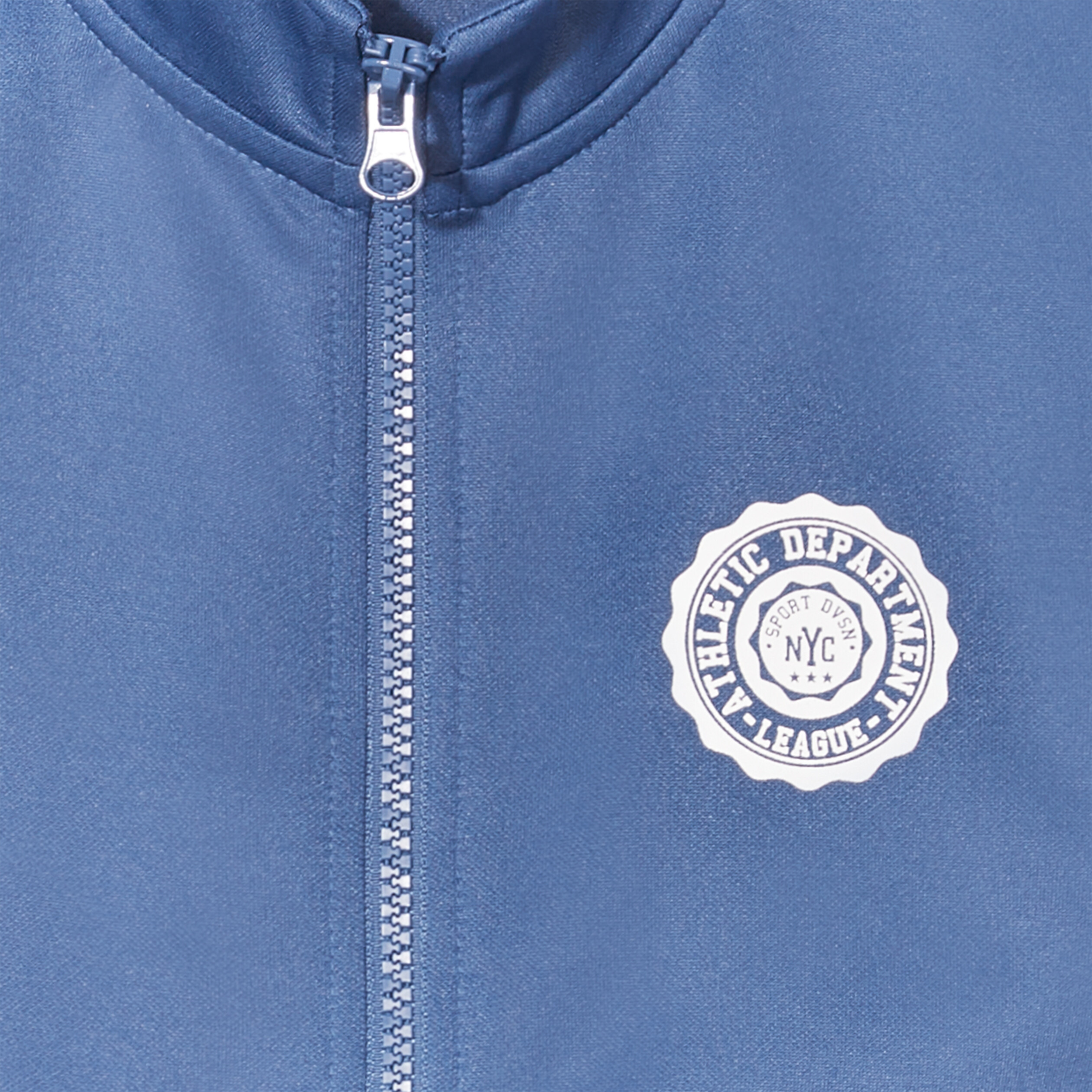 Sweat zippé col montant bleu foncé garçon | La Halle