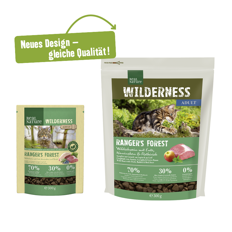 REAL NATURE Trockenfutter REAL NATURE WILDERNESS Ranger's Forest Adult 300 g