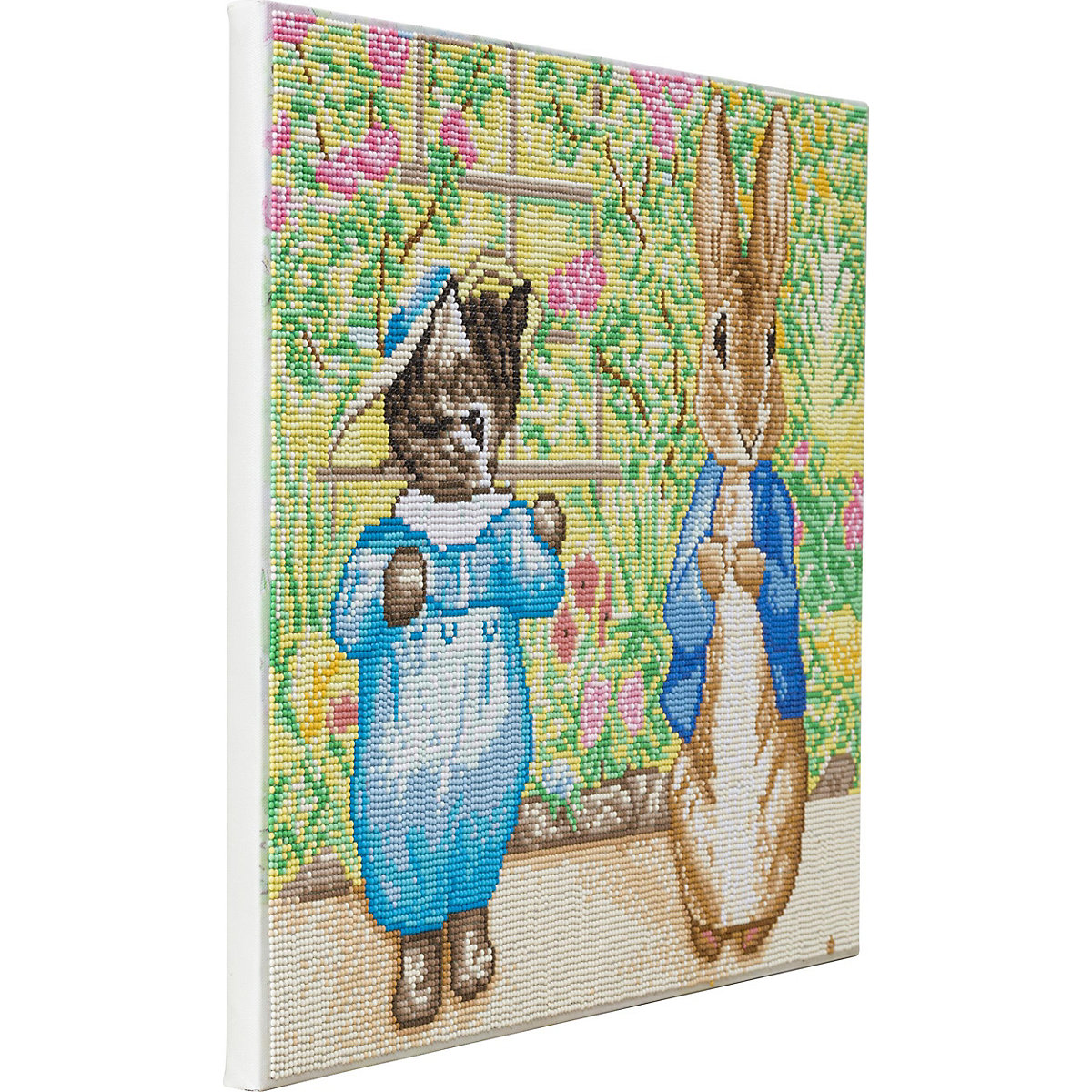 Peter Rabbit und Tom Setten 40x50m Crystal Art Canvas Set