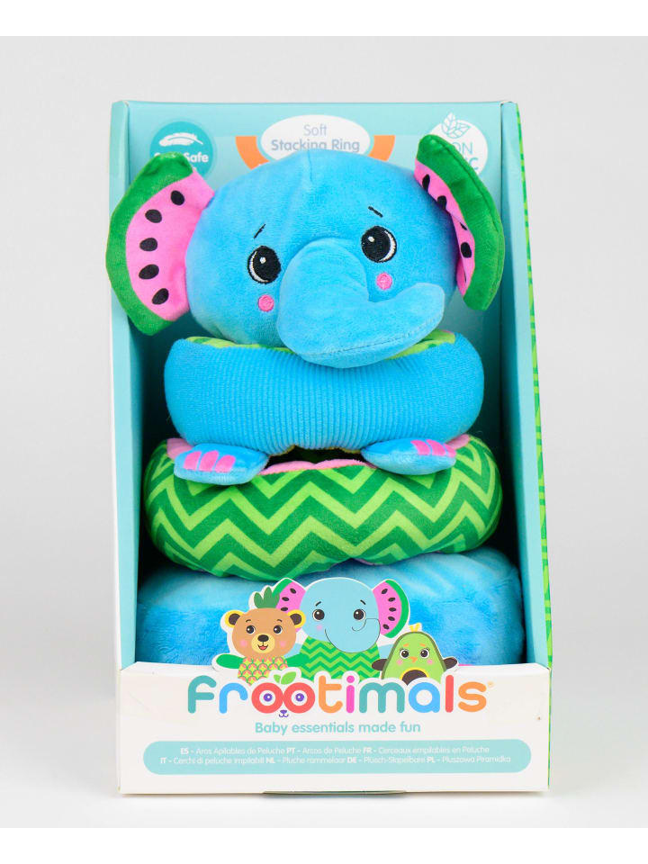 Kids Licesing Stapelturm Baby Plüsch Elefant in Blau günstig kaufen 15,5