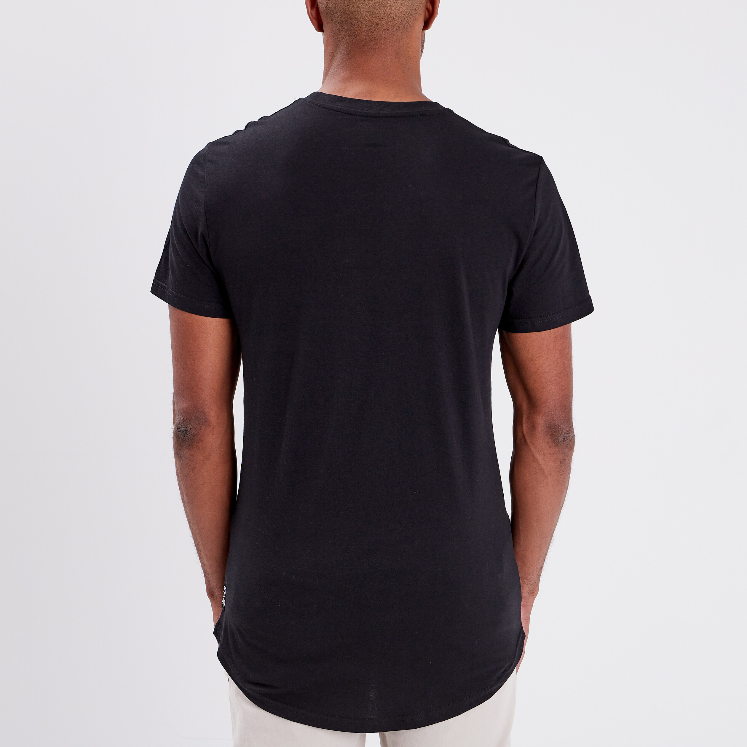 T-shirt manches courtes noir homme | La Halle