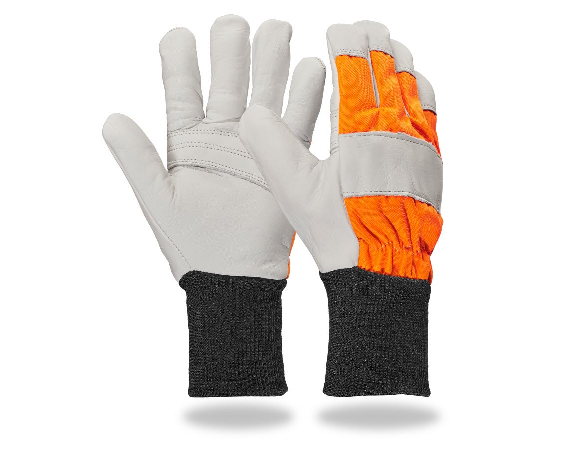 Leder-Forst- Schnittschutzhandschuhe
