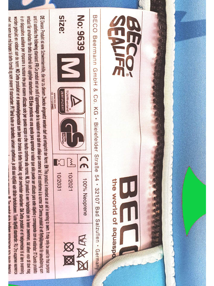 BECO the world of aquasports Schwimmweste in blau - grün günstig kaufen