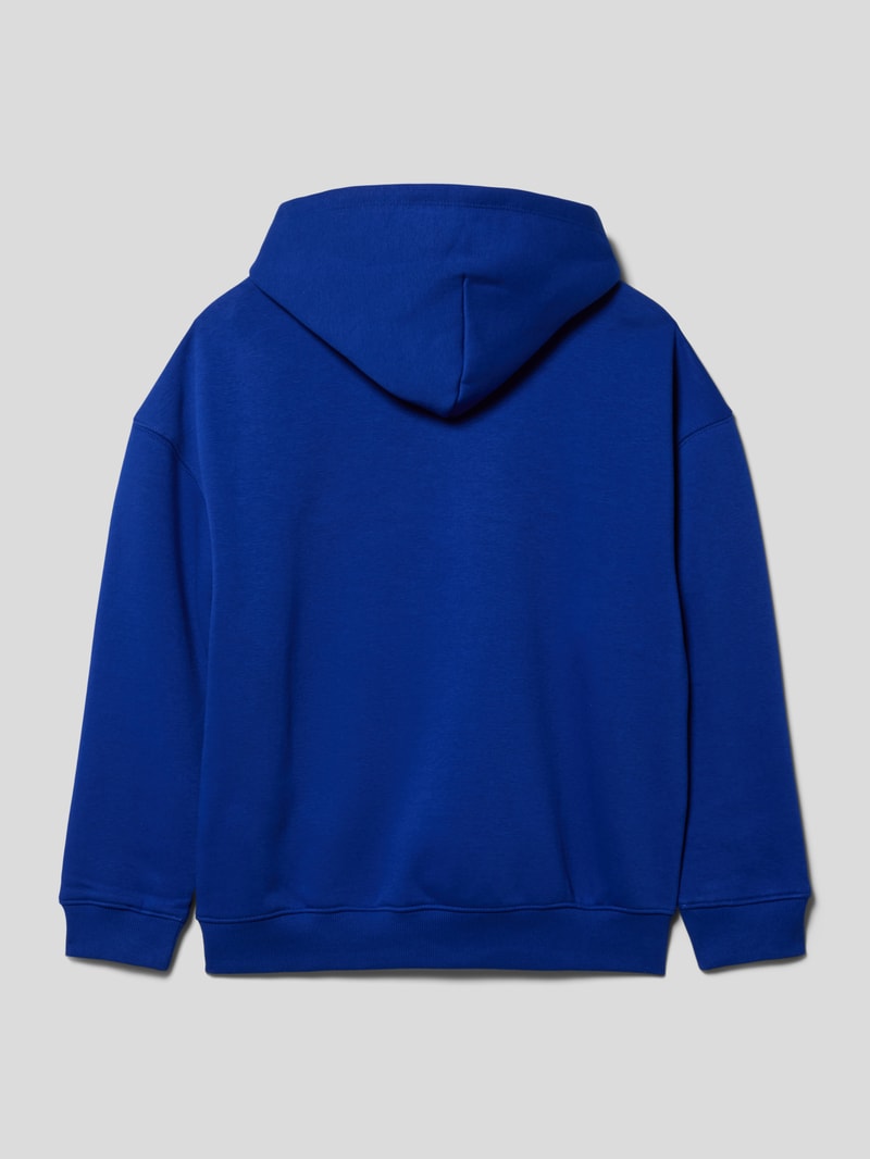 Hoodie mit Label-Print Modell 'VARSITY' in royalblau
