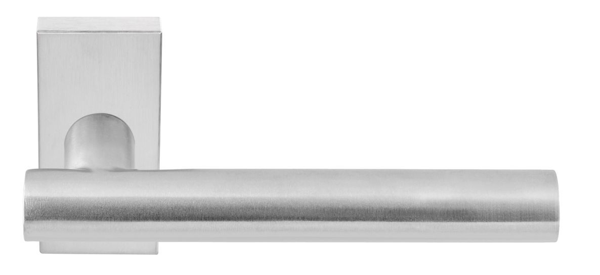 Formani 1501D242BMXX0Q32 BASICS LB2-19-LSQRQ32G Türgriff, doppelt gefedert, rechteckige Rosette, weiß