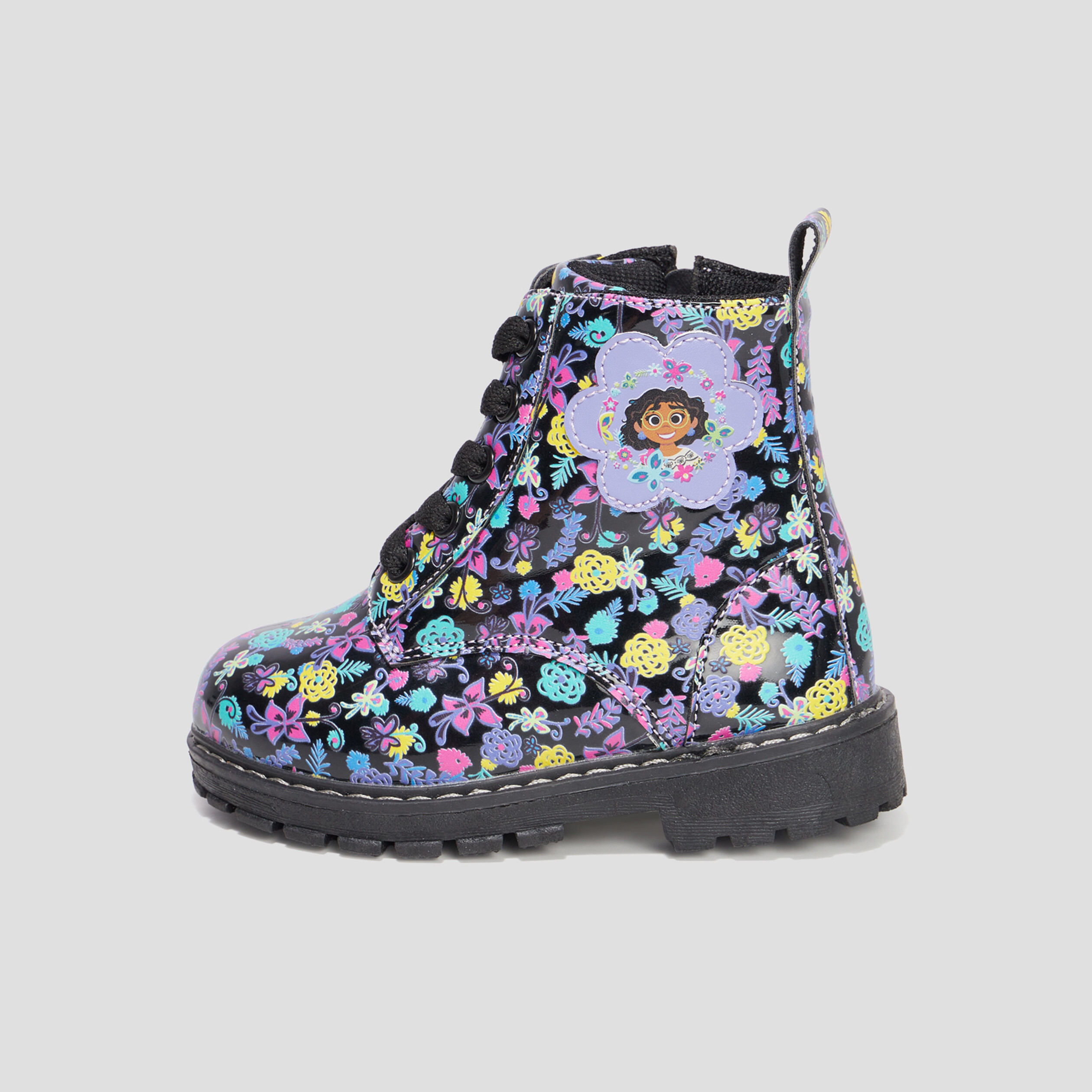 Bottines crantées zippées Encanto multicolore fille | La Halle