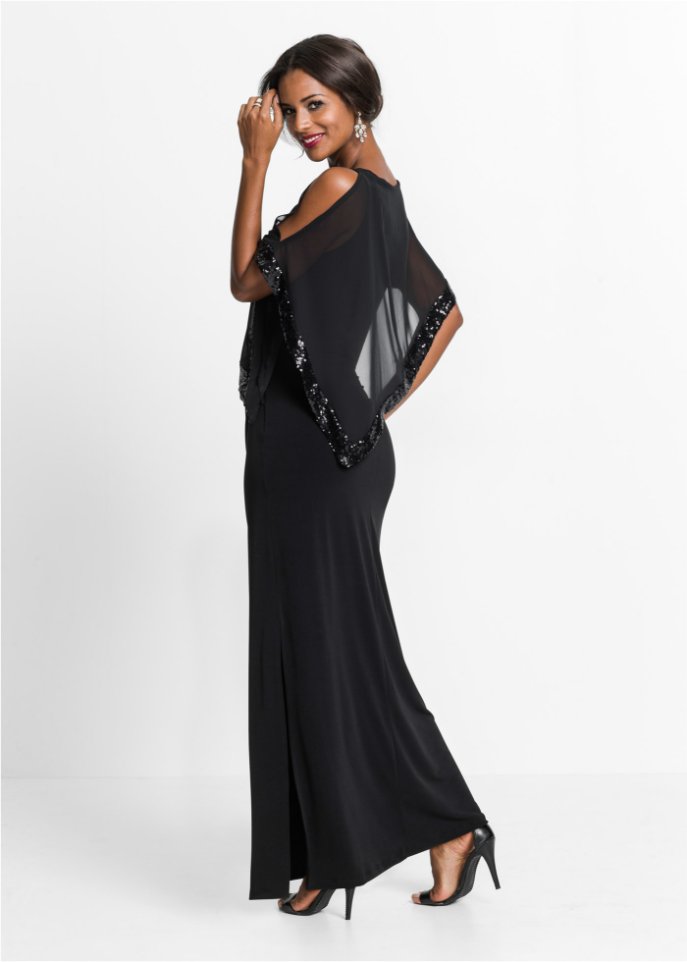 Maxikleid mit Pailletten