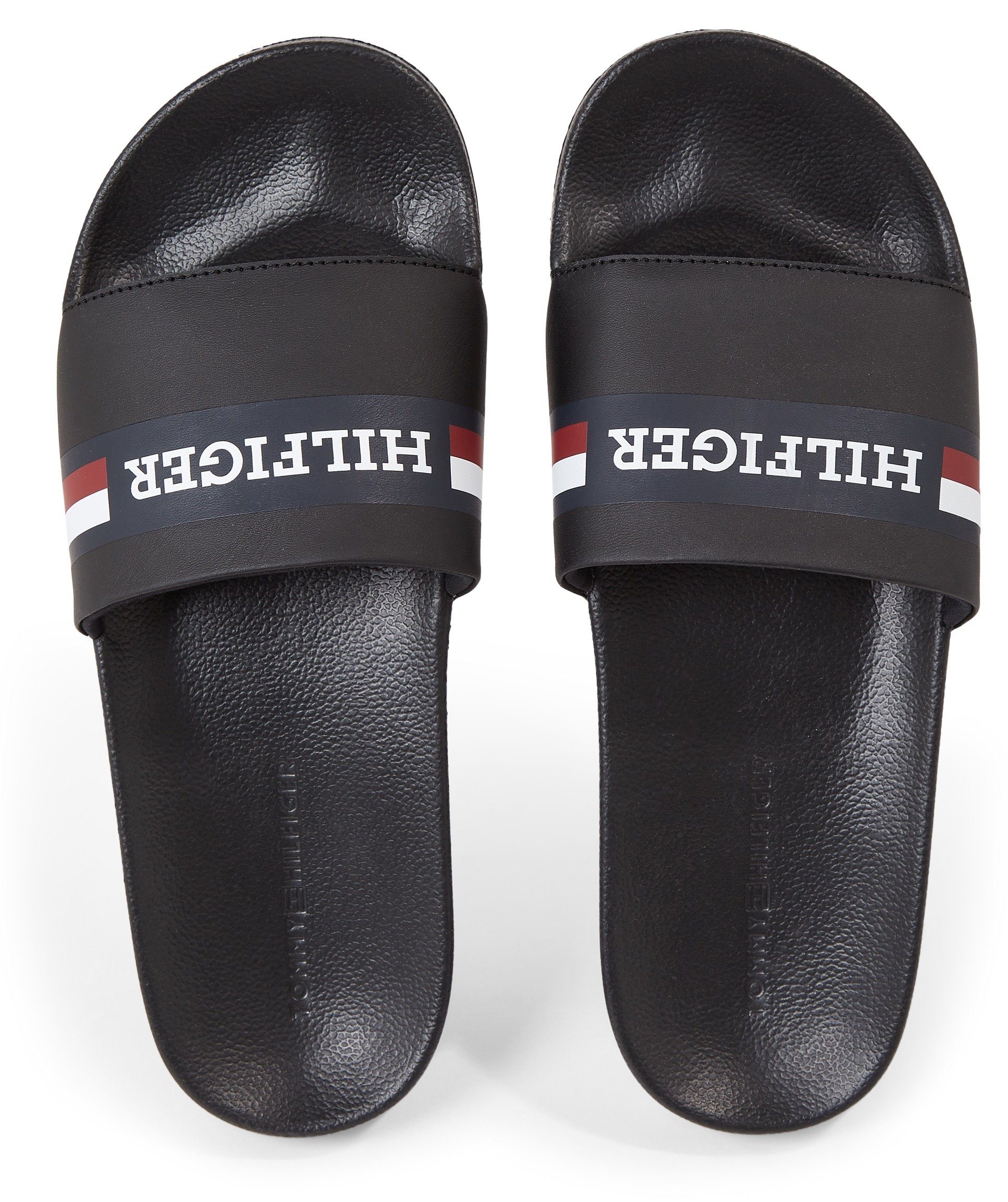 Tommy Hilfiger CORPORATE HILFIGER POOL SLIDE Pantolette mit breiter Bandage