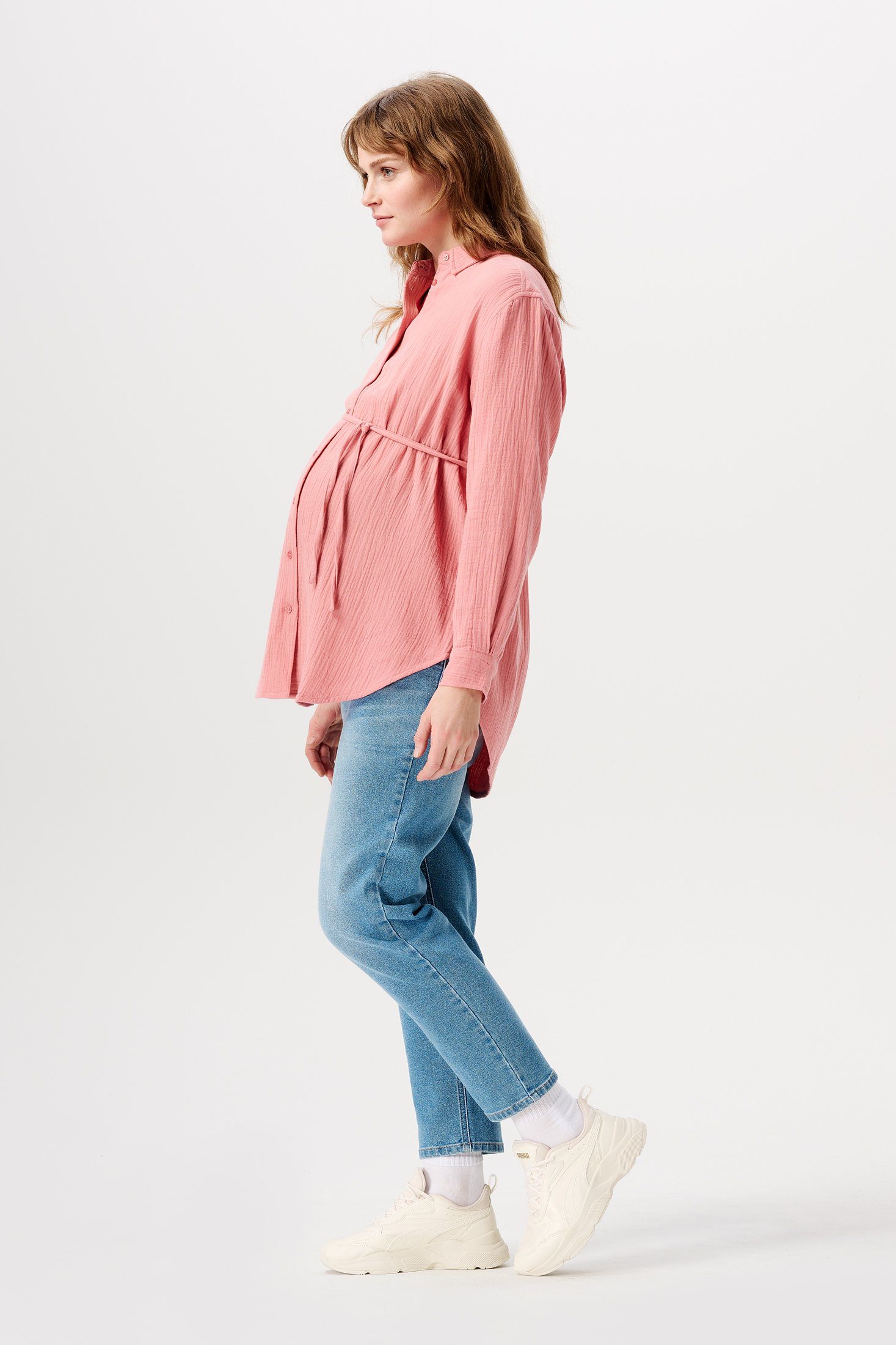 Noppies Umstandsbluse Noppies Bluse Arles nursing blouse long slee (1-tlg)