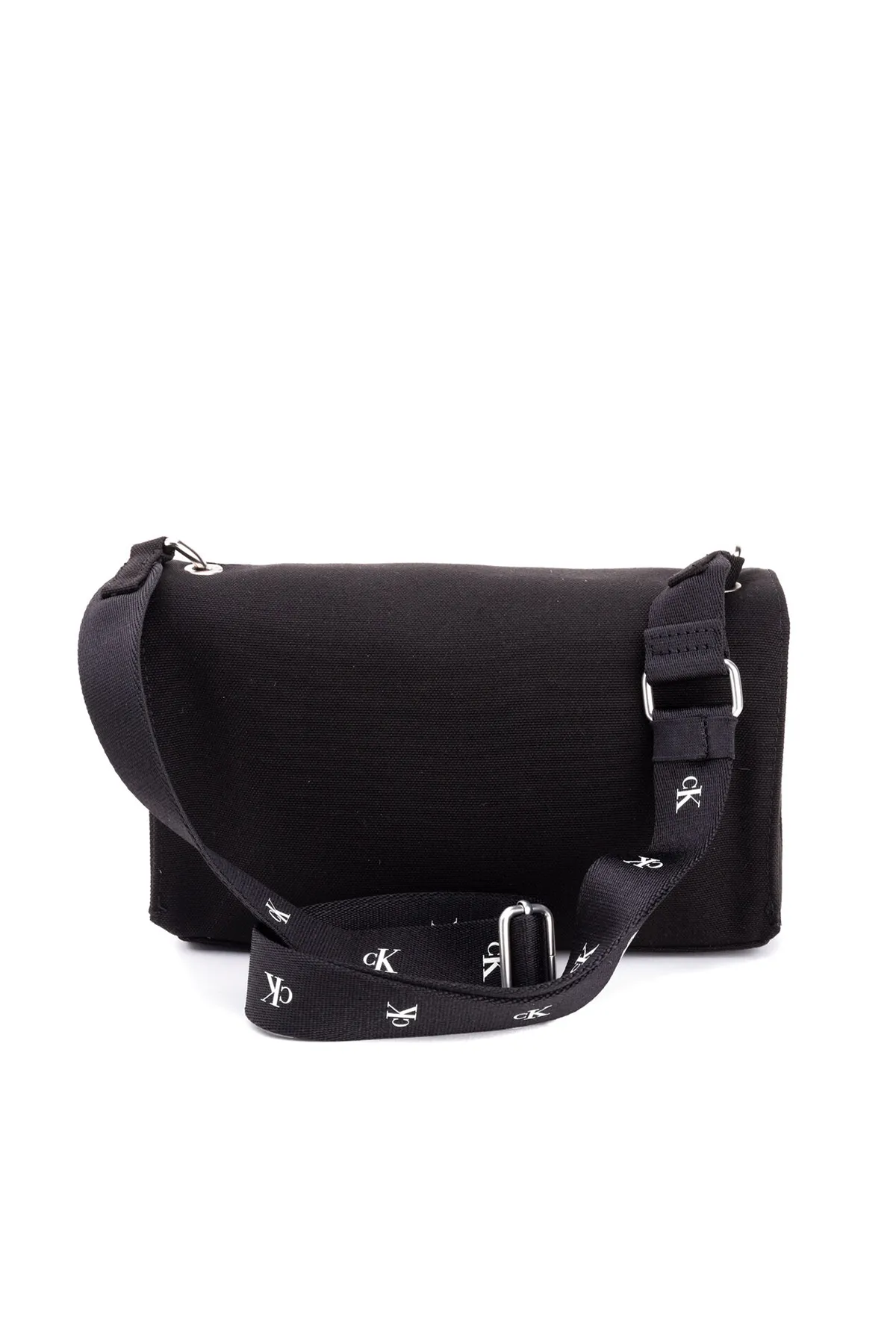 Calvin Klein  Schwarze Damen-Umhängetasche mit Schnappverschluss K60k6106970gm