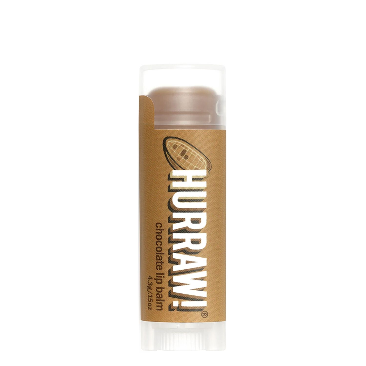 Hurraw Baume à Lèvres Chocolat 4,8 g