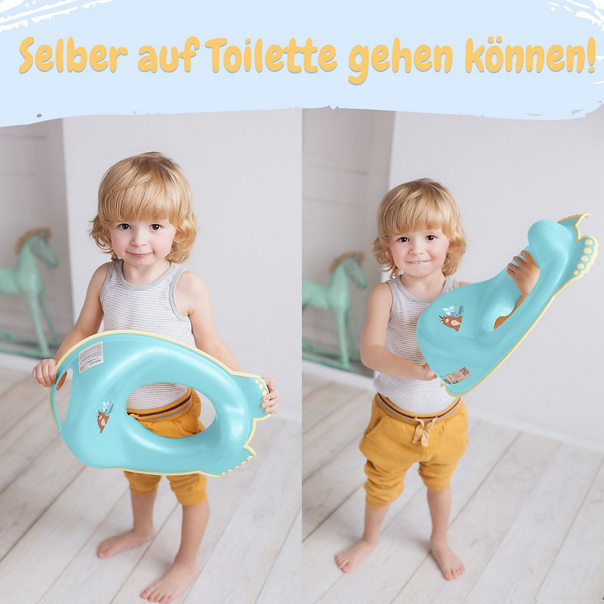 Toilettentrainer mit Anti Rutsch Beschichtung - WC-Sitz für Kleinkinder