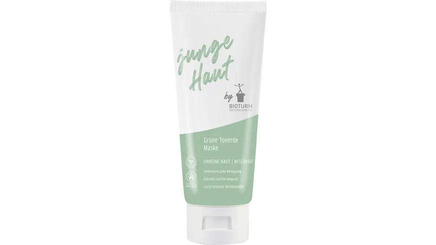 BIOTURM grüne Tonerde Maske junge Haut 100 ml