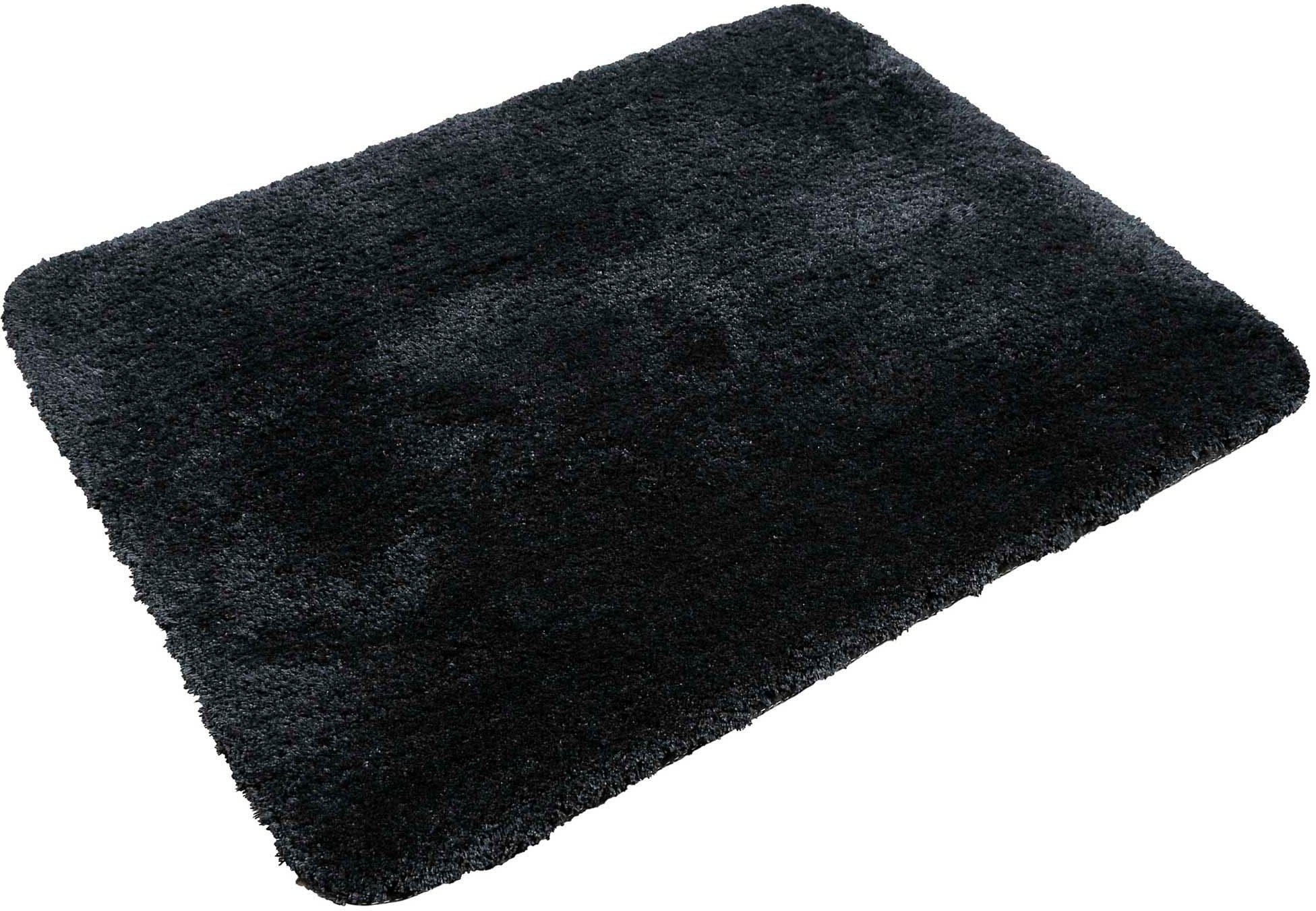 Badematte Porto Azzurro Homie Living, Höhe 30 mm, rutschhemmend beschichtet, fußbodenheizungsgeeignet, schnell trocknend, Polyester, rechteckig, Badteppich, uni, rechteckig & rund, waschbar, Badezimmerteppich