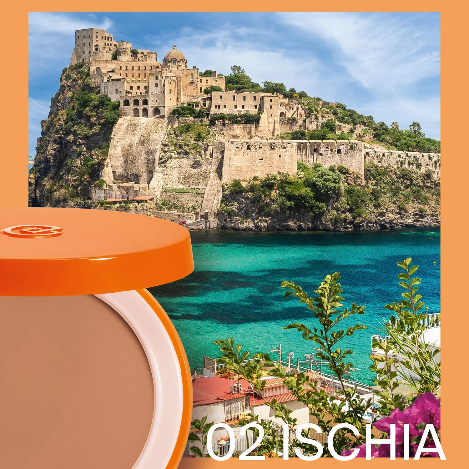 Mediterranean Tan – Nachfüllpackung für Kompakt-Make-up mit LSF 15 – Sonnenschutz-Make-up fürs Gesicht