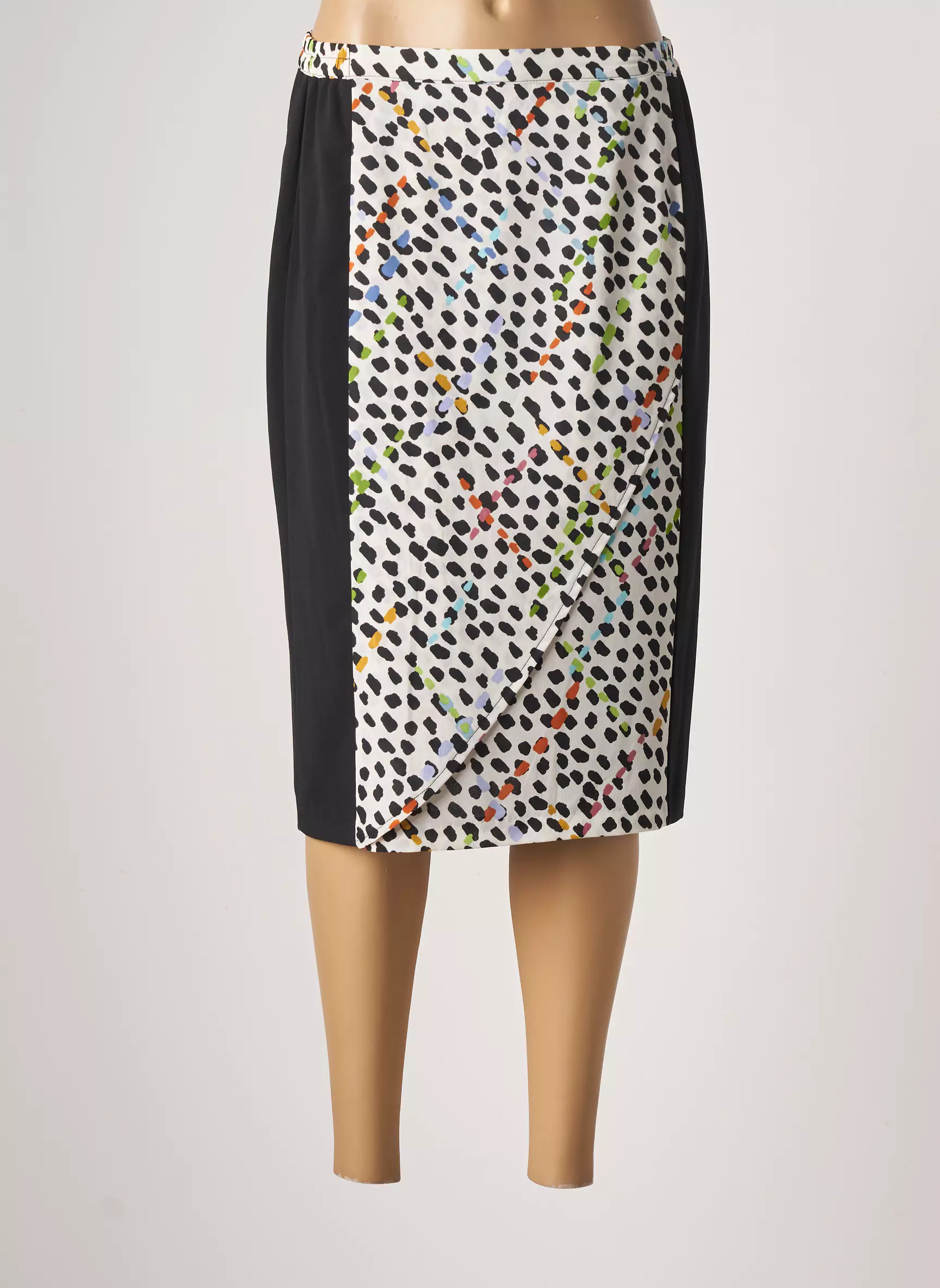 Jean Delfin Jupes Mi Longues Femme couleur noir