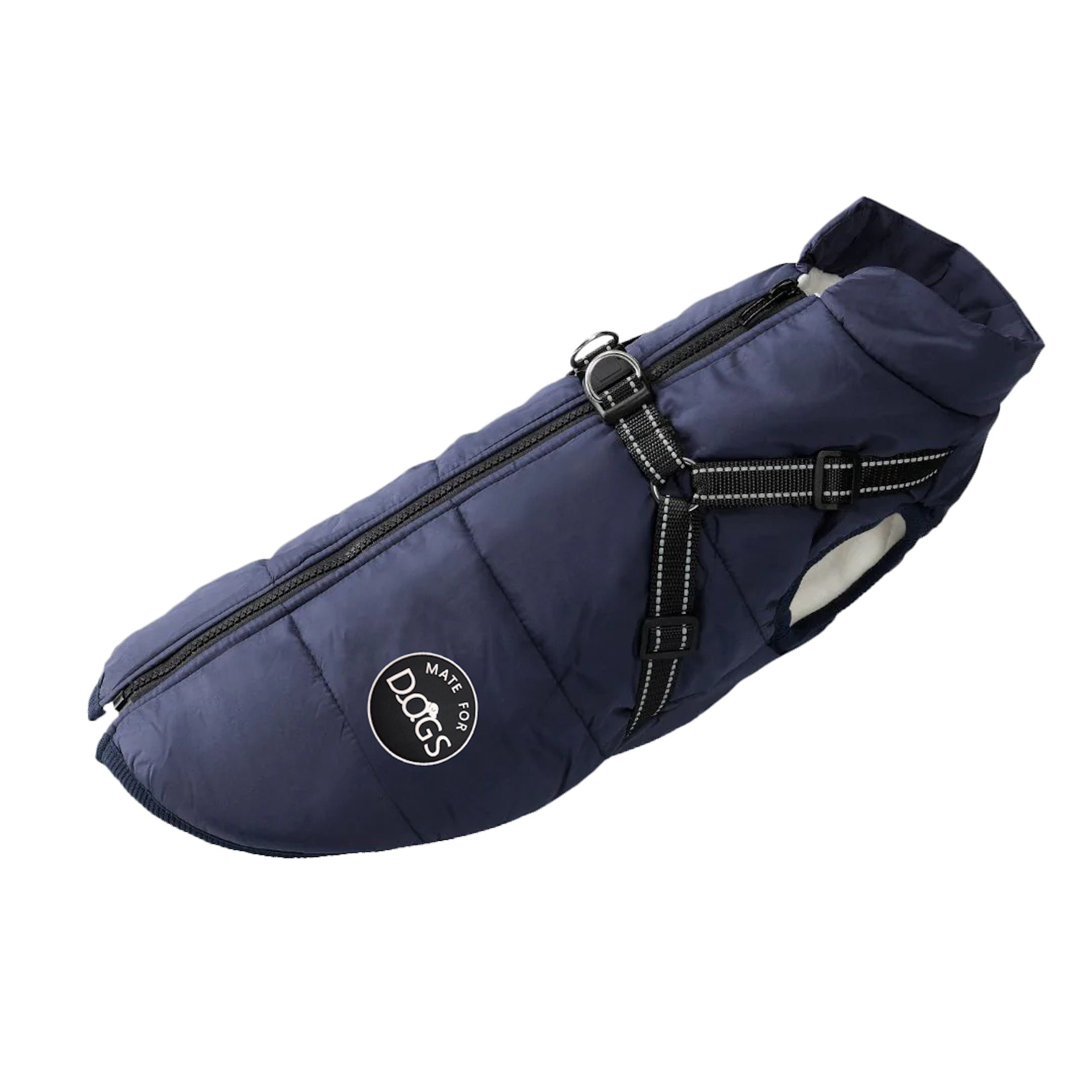 Mate for dogs Hundemantel Hundejacke Haustier Weste mit Brustgeschirr Gurt gefüttert, in verschiedenen Größen