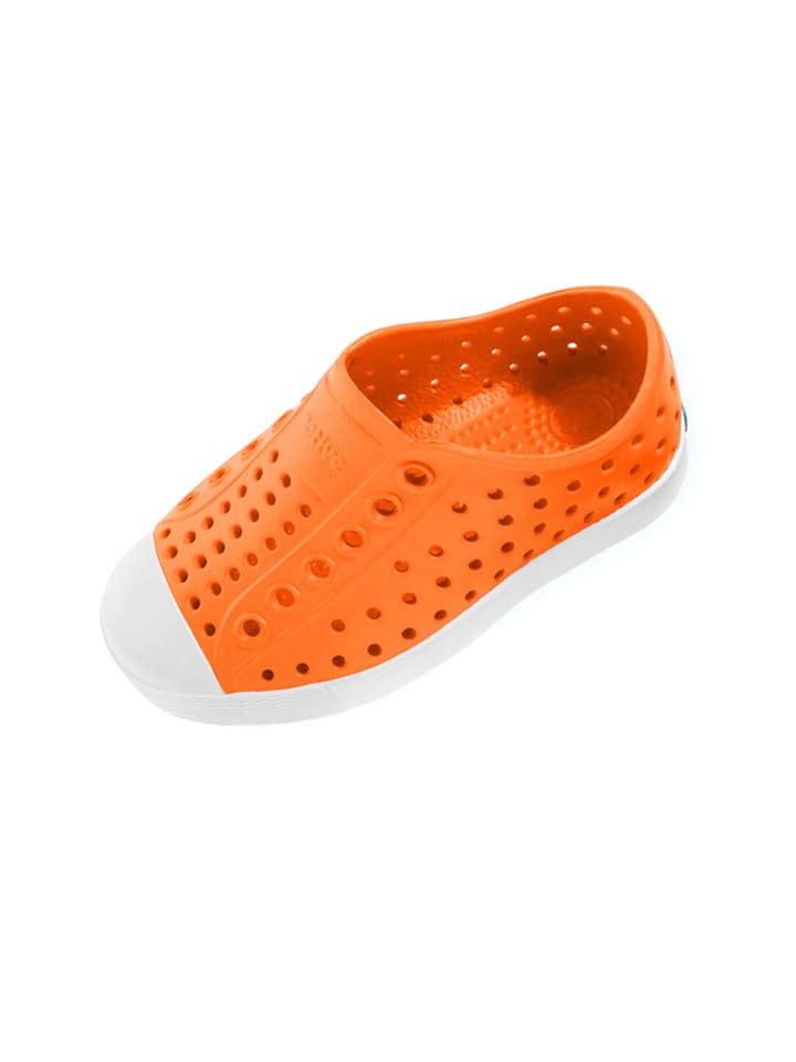 Native Slipper in Orange/ Weiß günstig kaufen