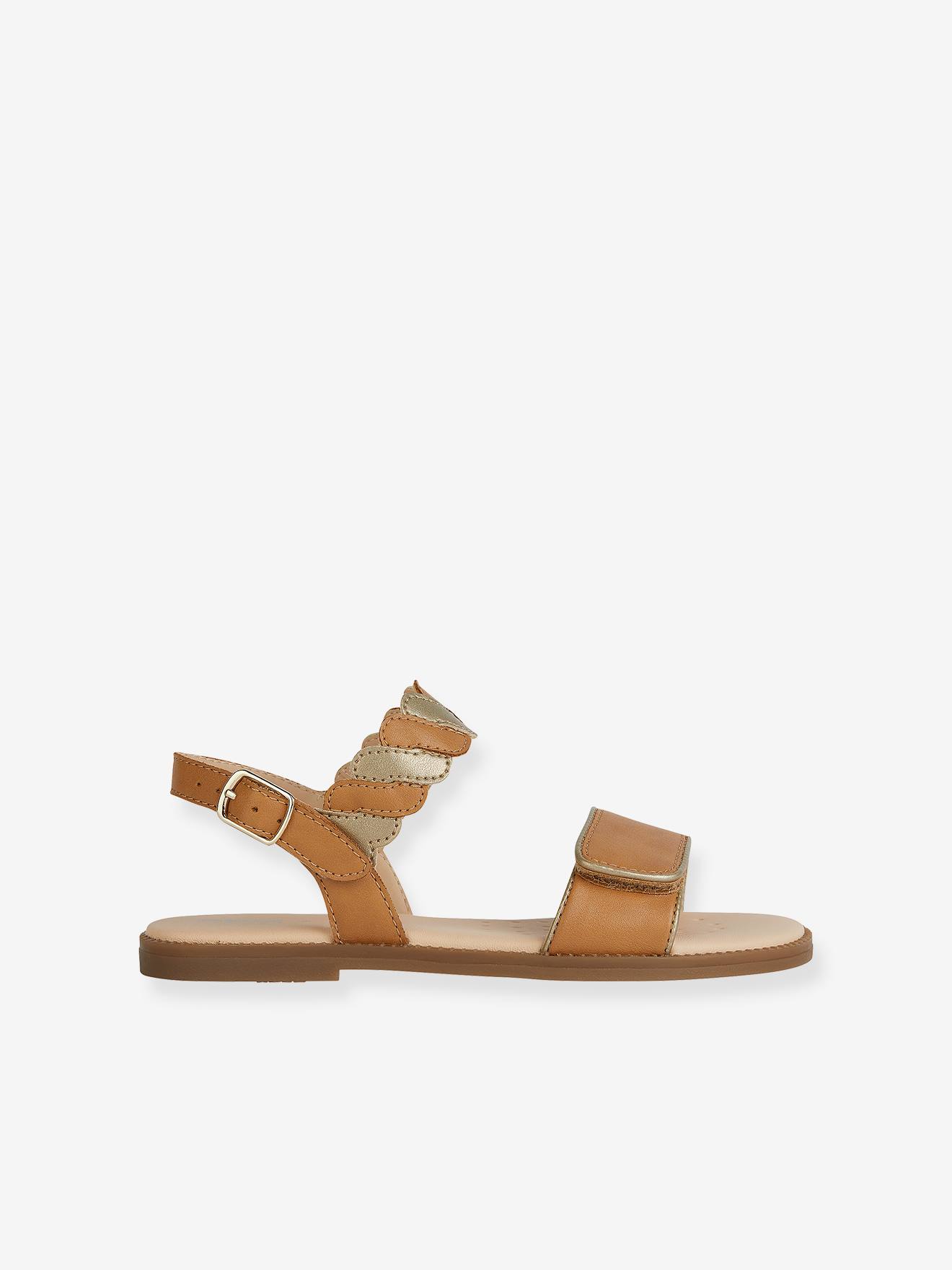 Geox Mädchen Sandalen J4535 Karly Girl GEOX - braun