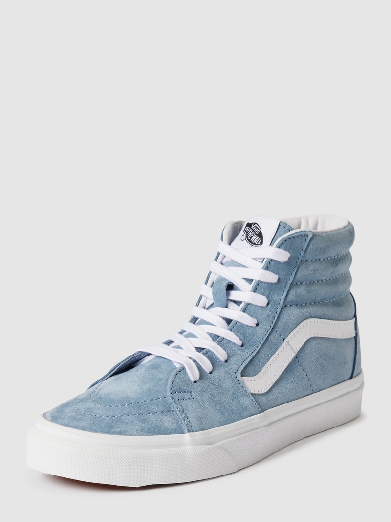 High Top Sneaker mit Kontraststreifen Modell 'Sk8' in hellblau