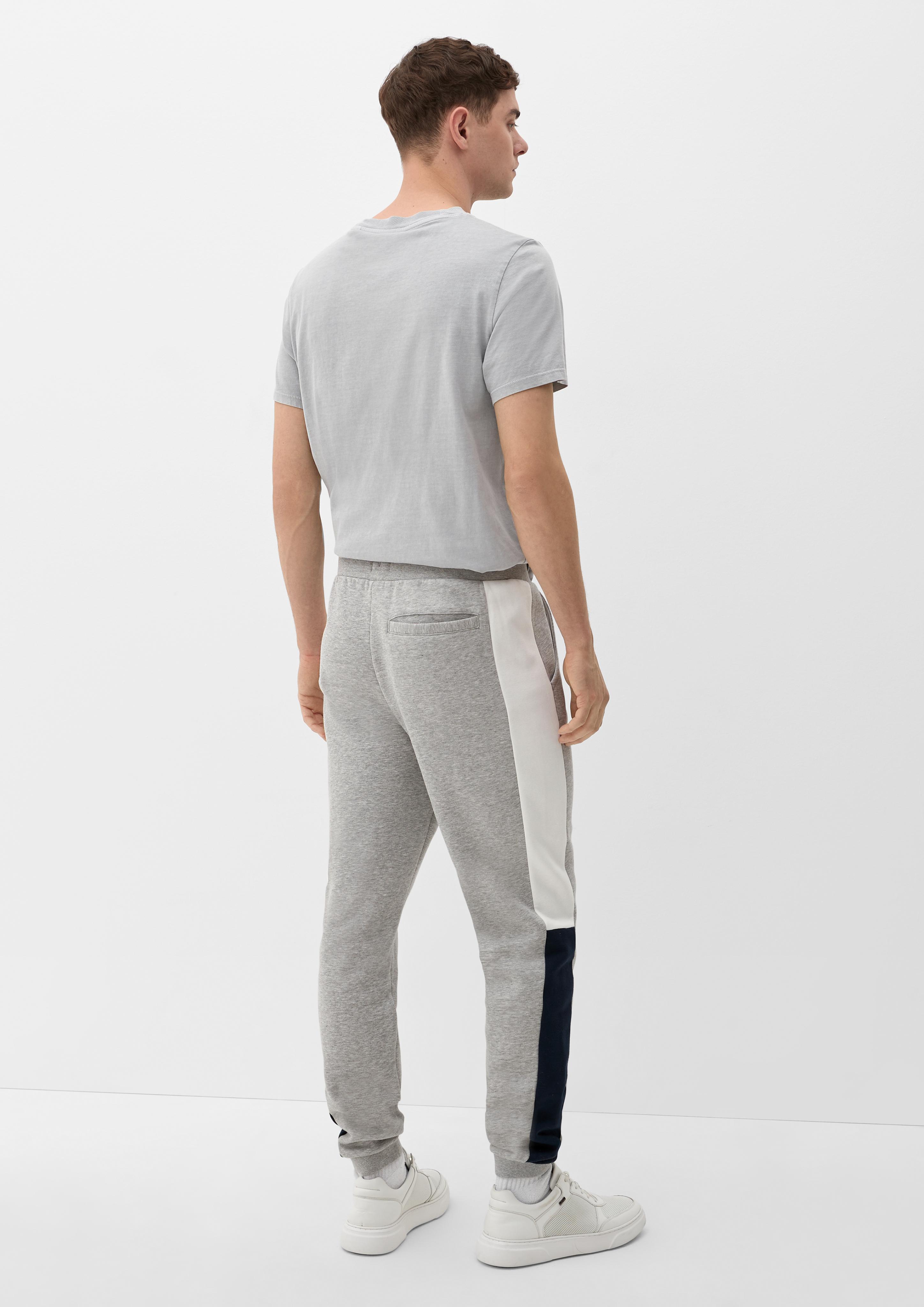 Slim: Sweathose mit seitlichem Schriftzug  2125669-94D0