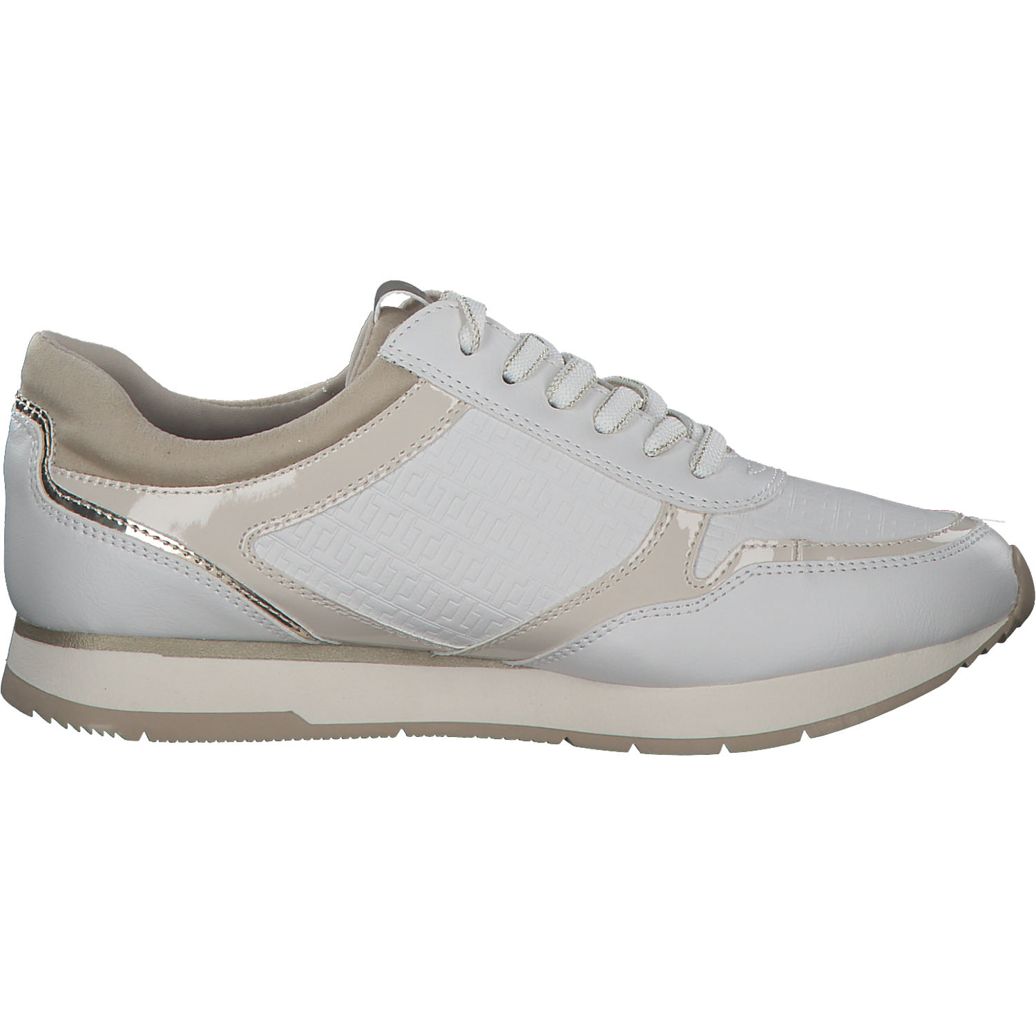 Tamaris 23603, Sneakers Low, Damen, OFFWHITE COMB