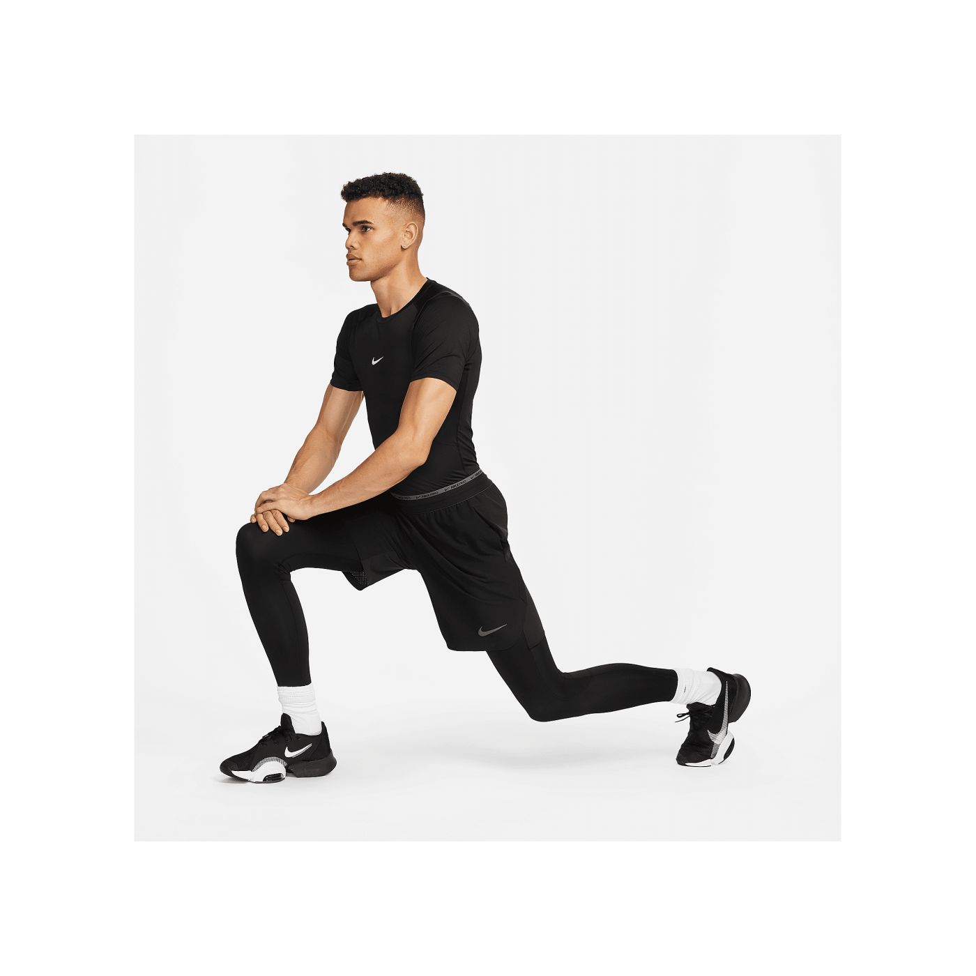 Nike Pro Dri-Fit Training T-Shirt Schwarz F010