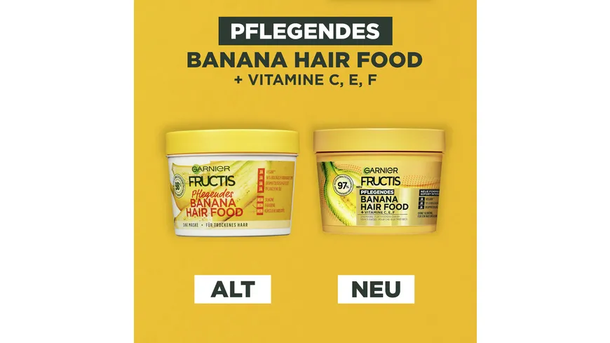Garnier Fructis Maske Hairfood Banane 400 ml