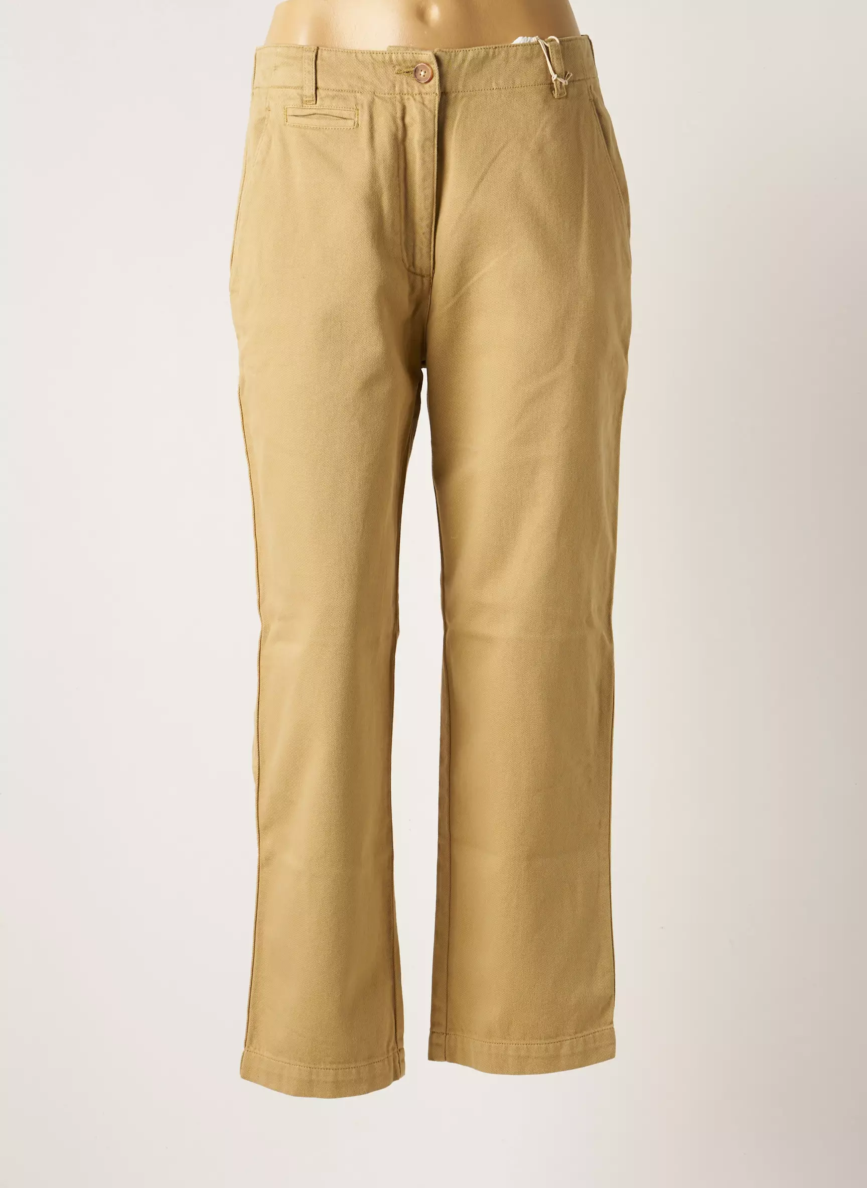 Lab Dip Paris Pantalons Chino Femme couleur beige