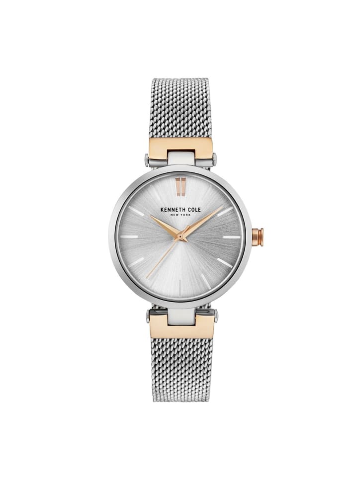 Kenneth Cole Quarzuhr KC50543003 in Silber günstig kaufen onesize