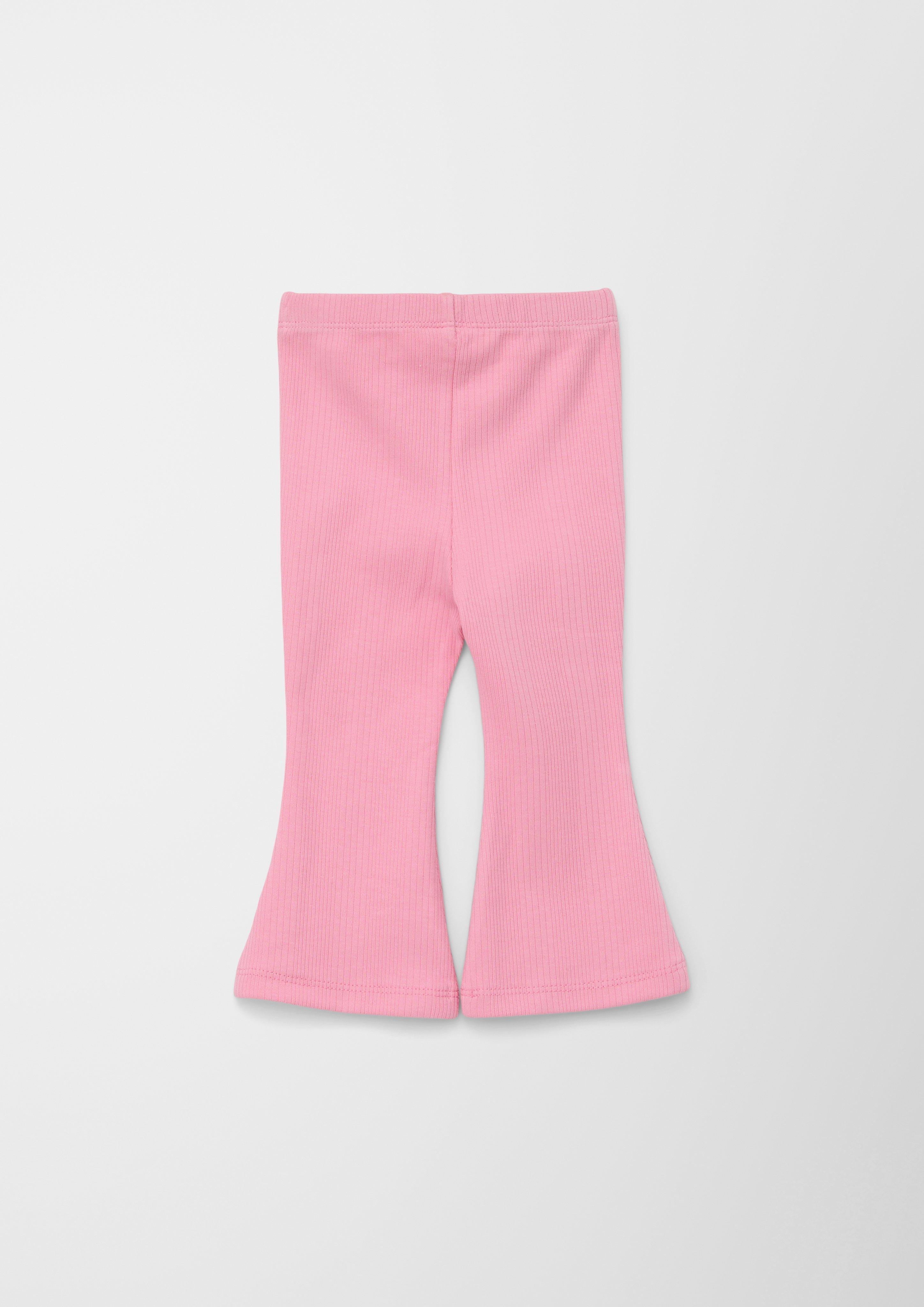 Ripp-Leggings mit ausgestelltem Bein  2134153-4325