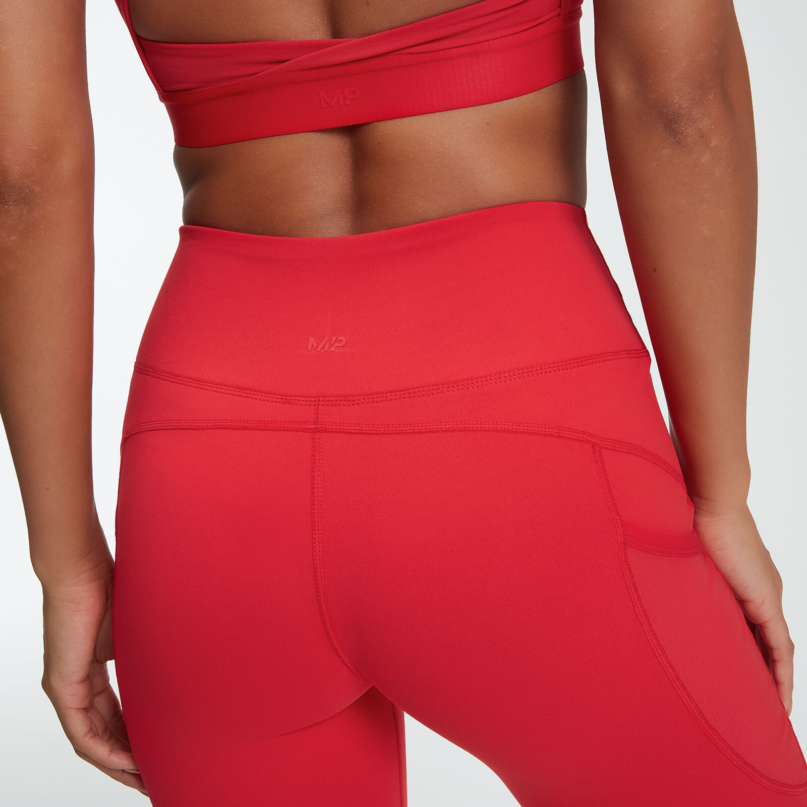 Leggings Power Mesh - Rouge