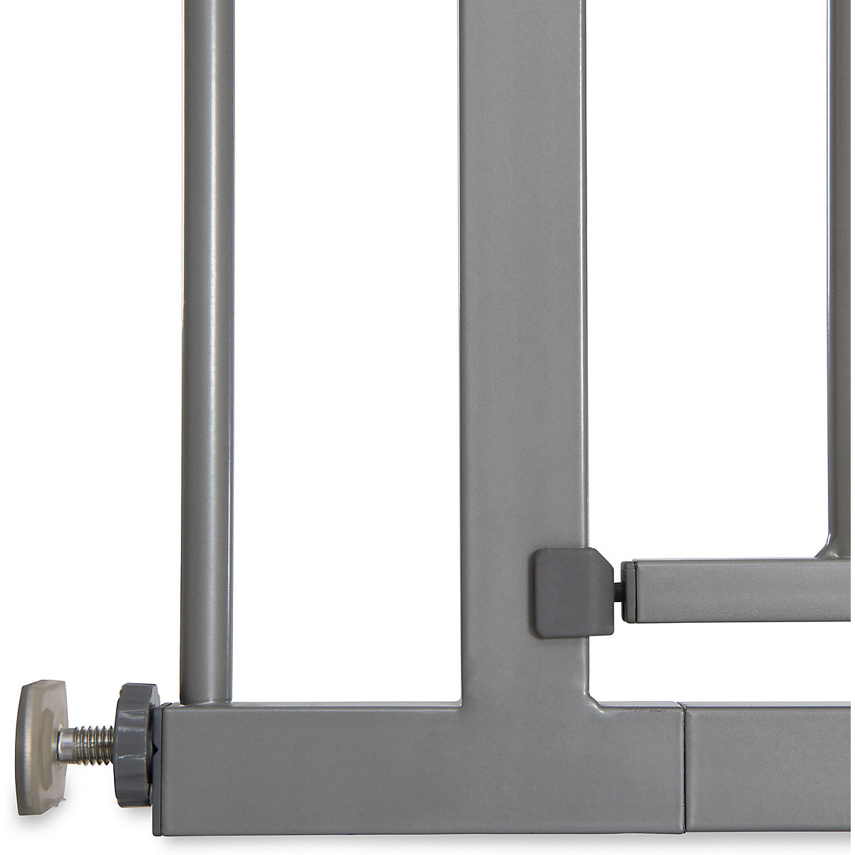 Tür-und Treppenschutzgitter Stop N Safe 2, 96 - 101cm, inkl. 21cm Verlängerung, silber