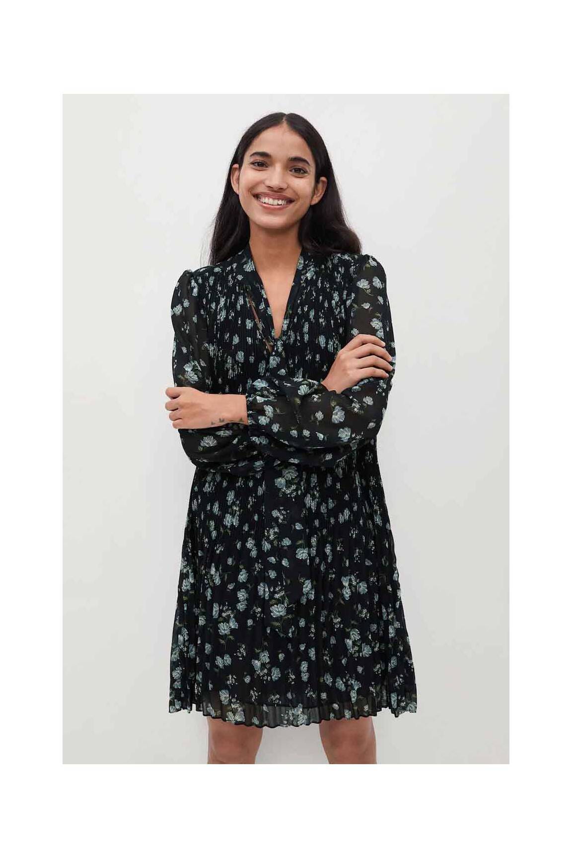 Mango Ensembles Robe Femme couleur bleu