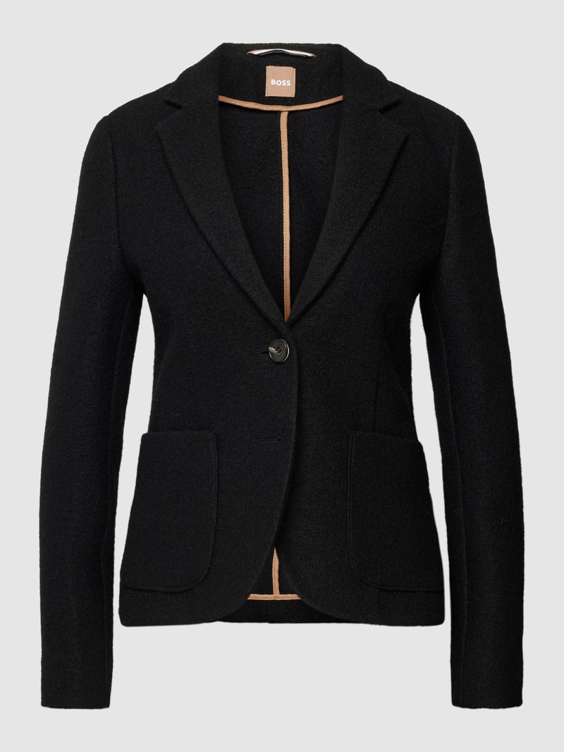Blazer mit 2-Knopfleiste Modell 'Jonalahra' in schwarz