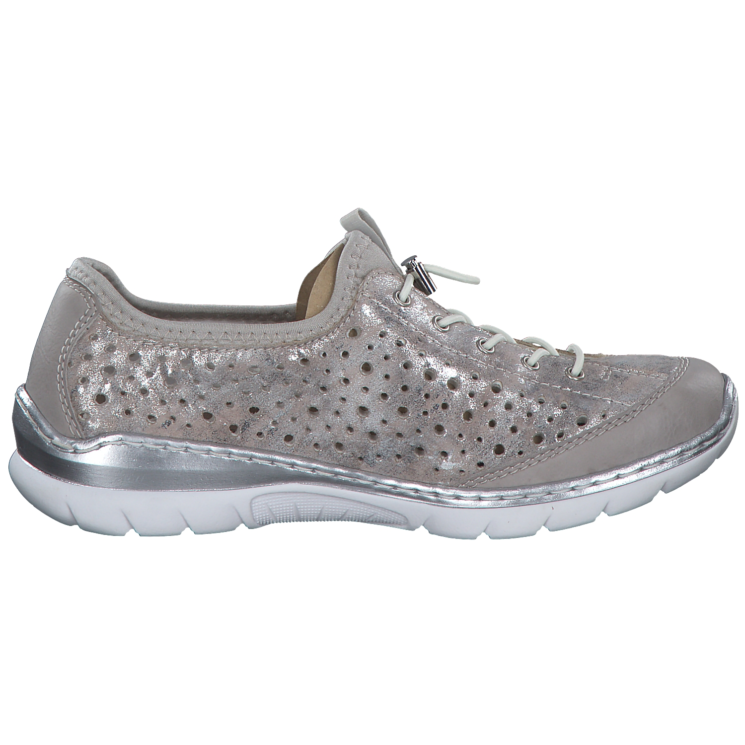 Rieker L32P6, Slipper, Damen, Beige