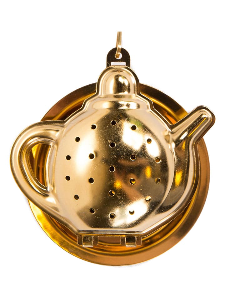 Homla Teesieb ''Jalo'' in Gold - (L)6 x (B)5 cm günstig kaufen onesize
