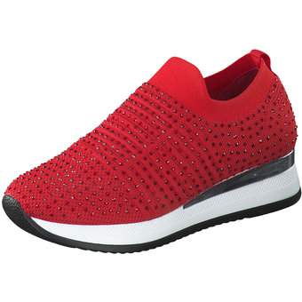 Barbarella Slip On Sneaker in rot