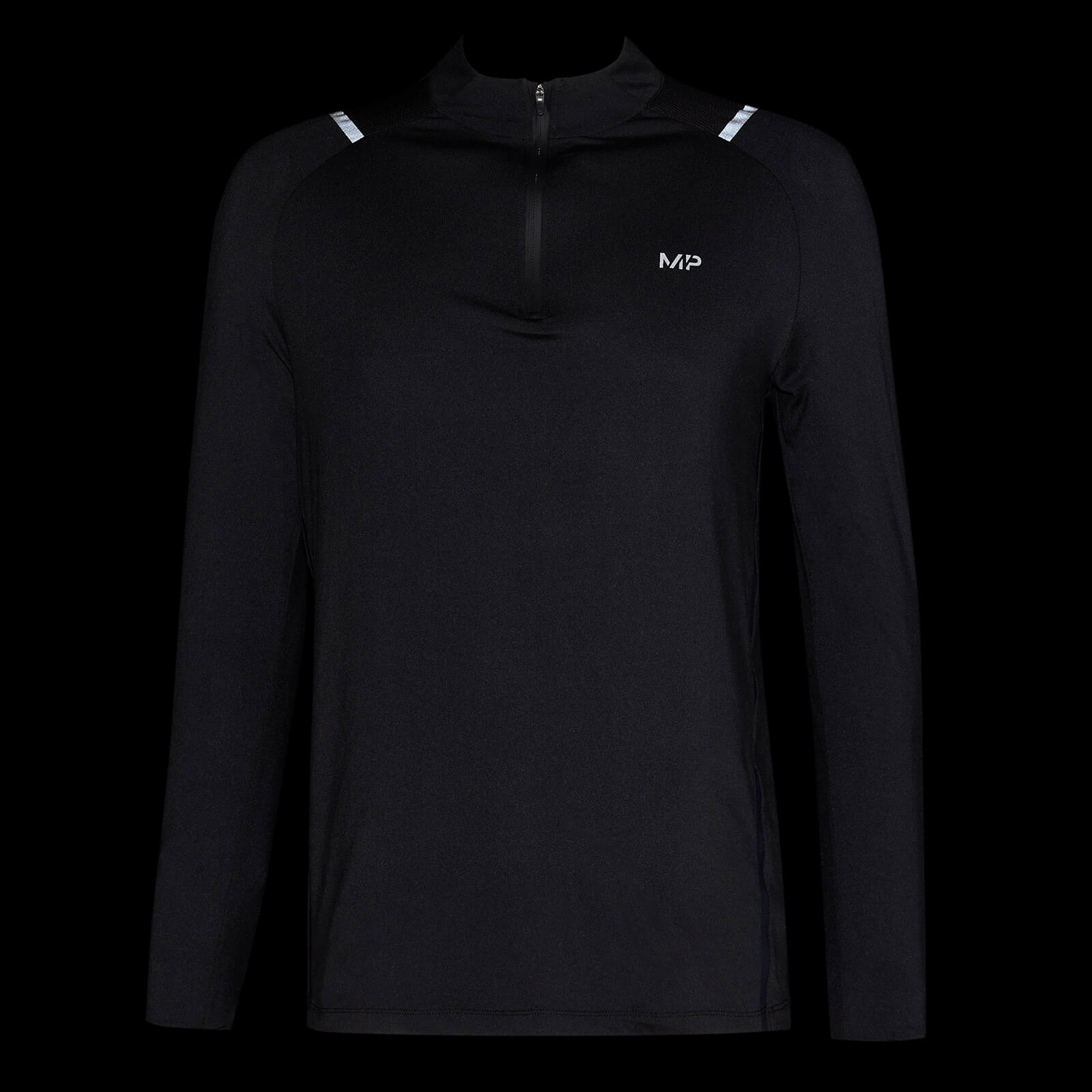 Haut à fermeture éclair ¼ MP Velocity pour hommes – Noir