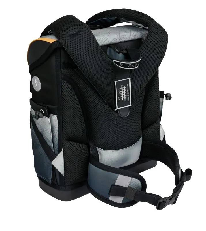 Belmil Premium Compact Plus Schulra﻿nzen-Set 5-tlg - Black Grey