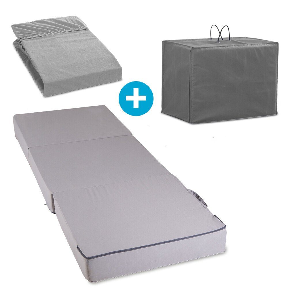Klappmatratze, aktivshop, (Set, 3-tlg), klappbar