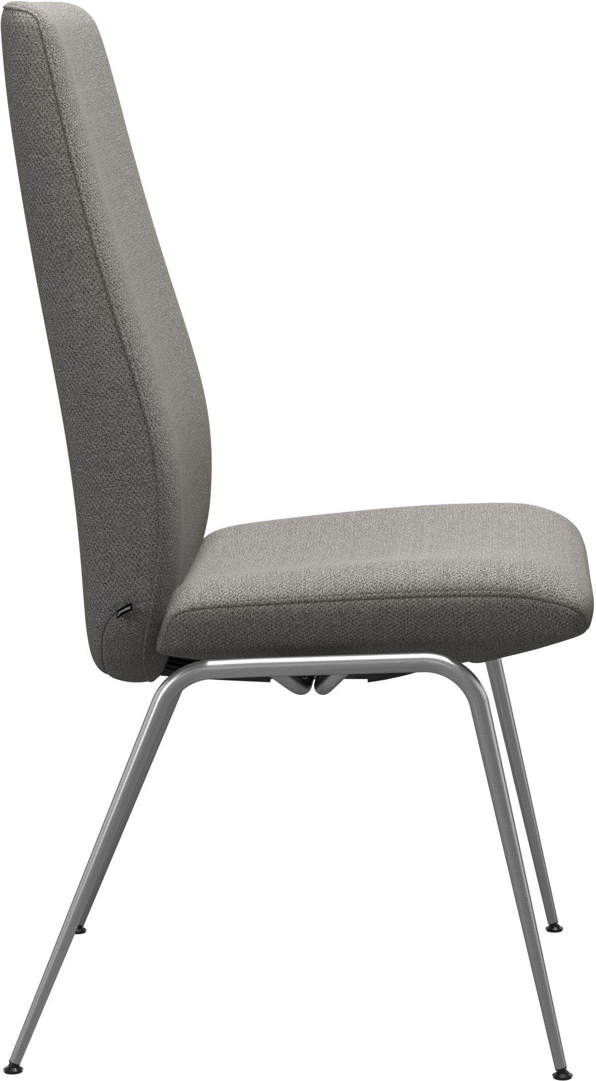 Stressless® Polsterstuhl Laurel, High Back, Größe L, mit Beinen aus Stahl in Chrom glänzend